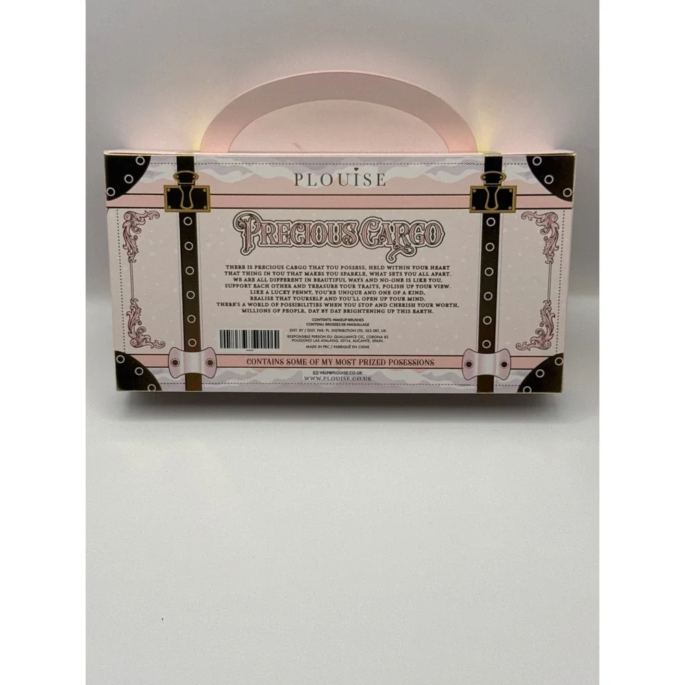 PLouise Precious Cargo‎ 11 Piece Makeup Brush Set Pink Gold Suitcase Box NEW